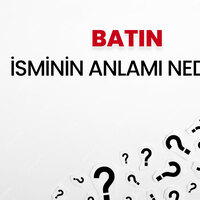 Batın isminin anlamı nedir?