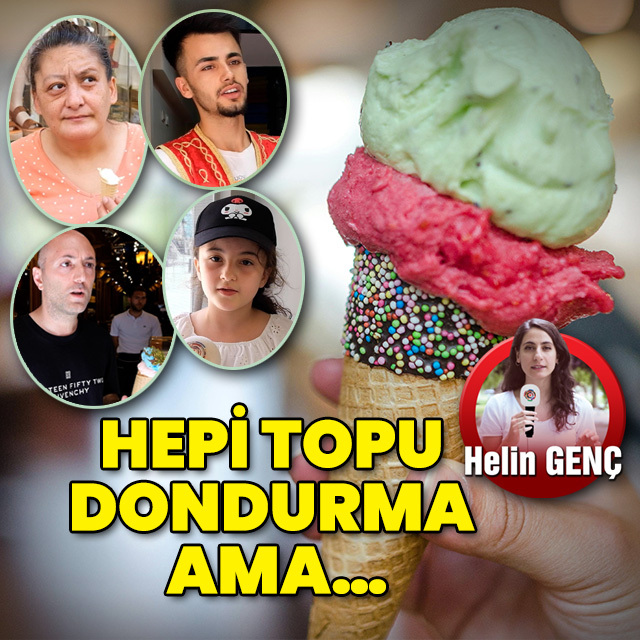 Hepi topu dondurma ama…