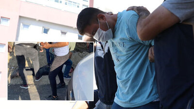 Orman yakan terörist koğuşu ateşe verdi!