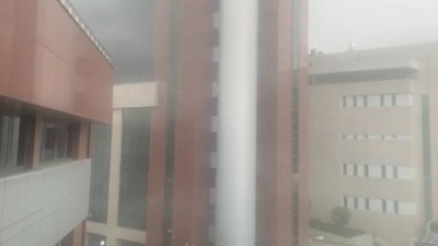 Fırtınayla karışık dolu yağışı başkenti vurdu!