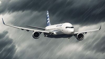 Havada korku dolu anlar!