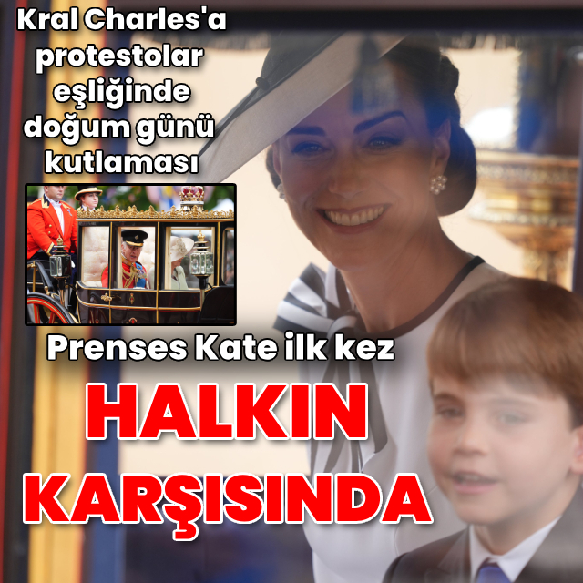 Prenses Kate aylar sonra halkın karşısında