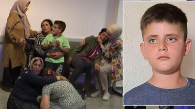 Otobüsten inen ablasına koşmaya başladı! Büyük acı!