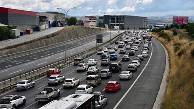 Bayram göçü sürüyor! Orada yoğunluk oluştu!