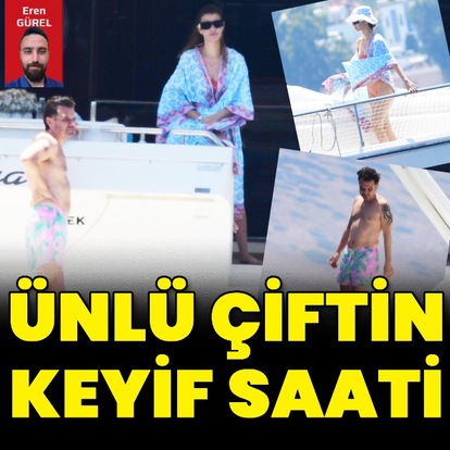 Ünlü çiftin keyif saati