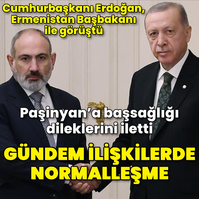 Erdoğan, Ermenistan Başbakanı ile görüştü