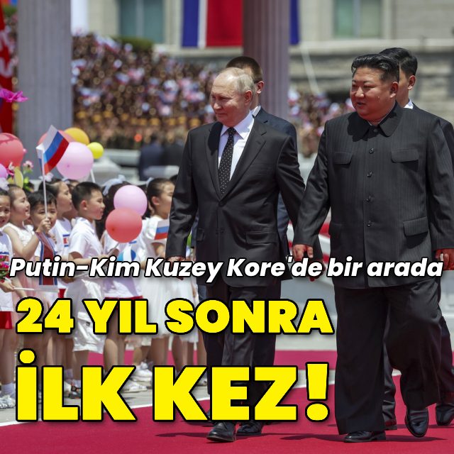 24 yıl sonra ilk kez: Putin Kuzey Kore'de