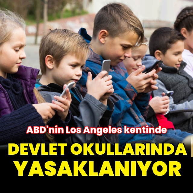 Los Angeles'ta devlet okullarında cep telefonu ve sosyal medya yasaklanacak