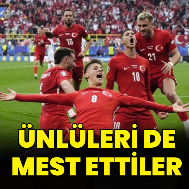 Ünlüleri de mest ettiler