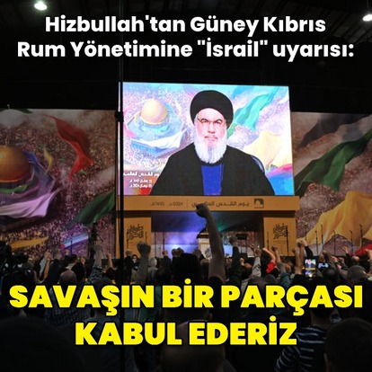 Rum yönetimine 'İsrail' uyarısı