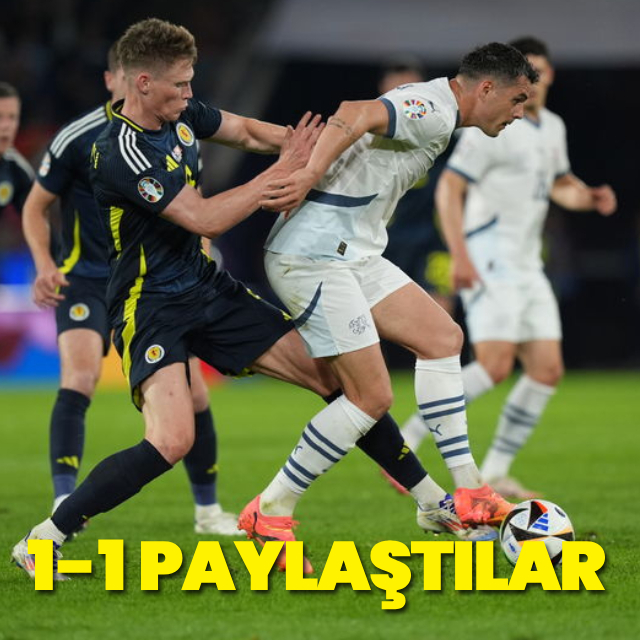 1-1 paylaştılar