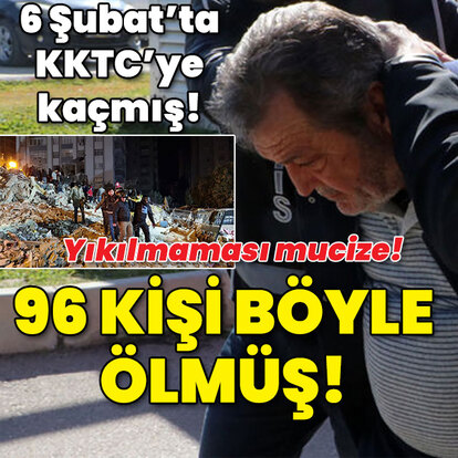  Yıkılmaması mucize! 96 kişi böyle ölmüş!