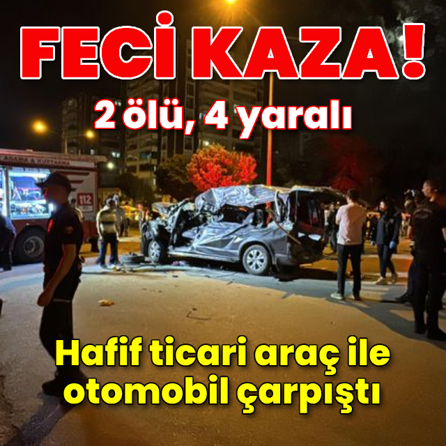 Muş'ta trafik kazası: 2 ölü, 4 yaralı