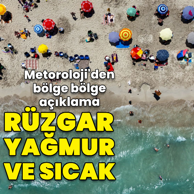 Karadeniz için yağmur, Marmara için poyraz uyarısı