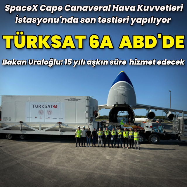 Türksat 6A ABD'de
