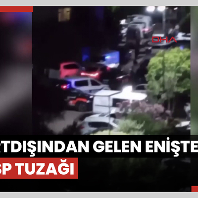 Yurtdışından gelen eniştesine gasp tuzağı