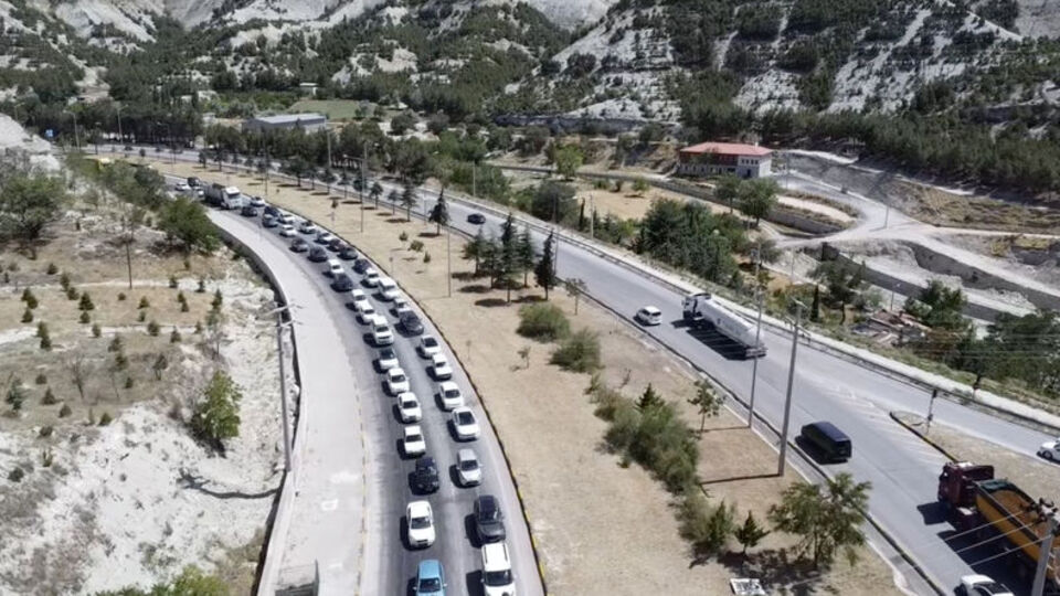 Bayram dönüşü yoğunluğu başladı