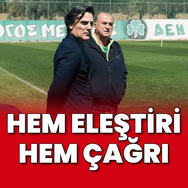 Fatih Terim'den Montella çağrısı!