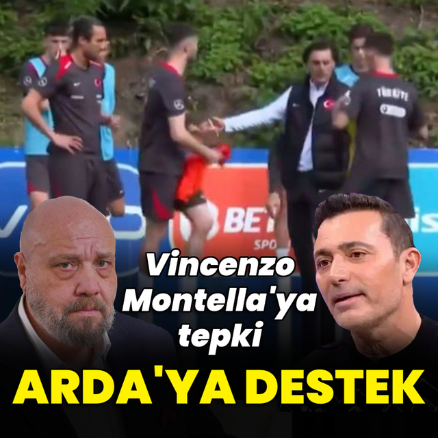 Montella'ya tepki, Arda'ya destek