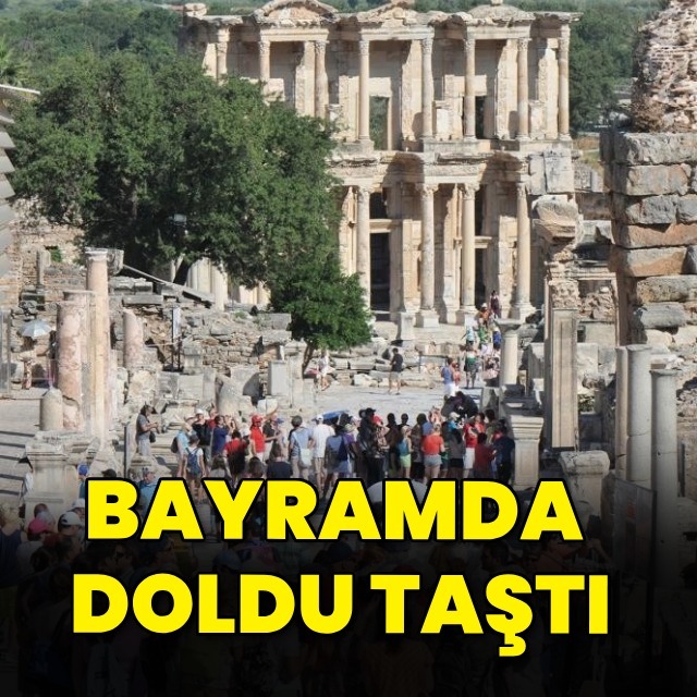 Bayramda doldu taştı