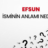 Efsun isminin anlamı nedir?