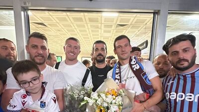 Trabzonspor'un transferleri kente geldi!