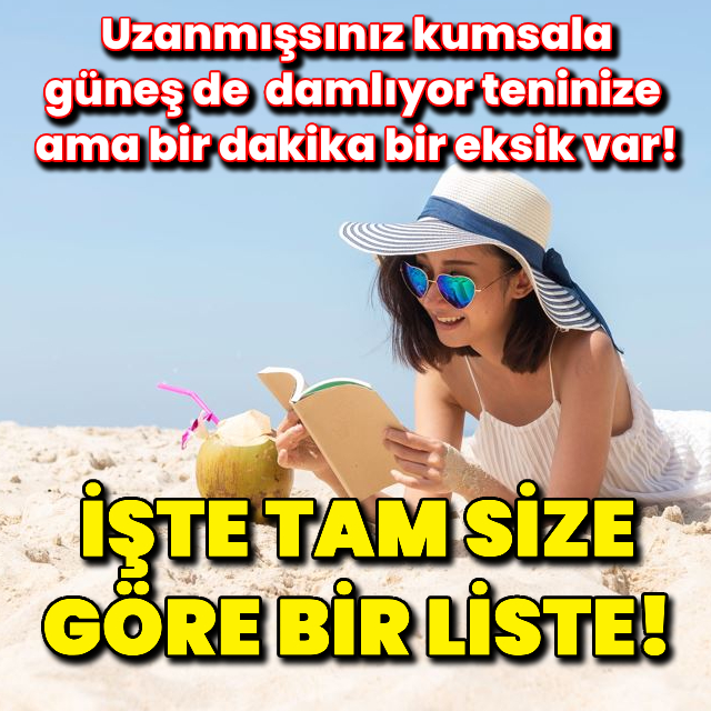 Sahilde okunacak güzel ve akıcı kitaplar