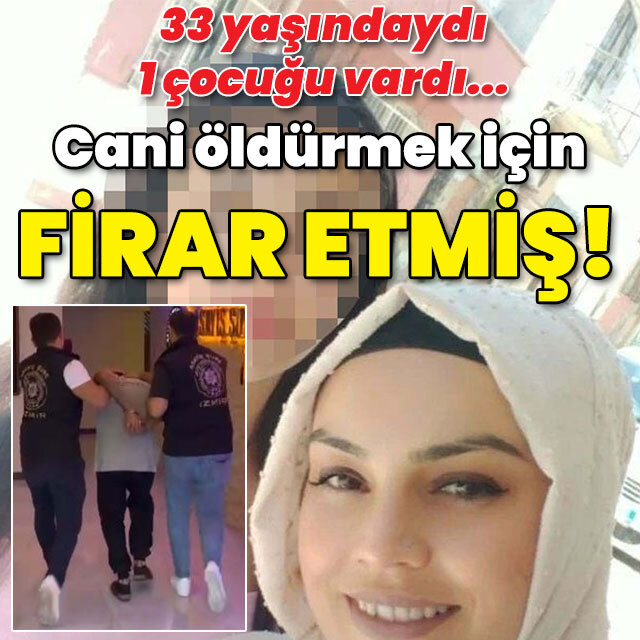 Cani öldürmek için firar etmiş!