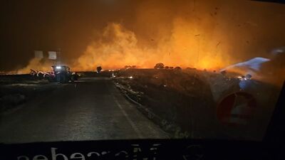 O yangının yeni görüntüleri!