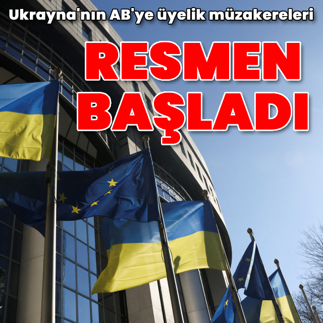 Ukrayna'nın AB'ye katılım müzakereleri başladı