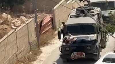 Canlı kalkan yapılan Filistinli yaşadıklarını anlattı