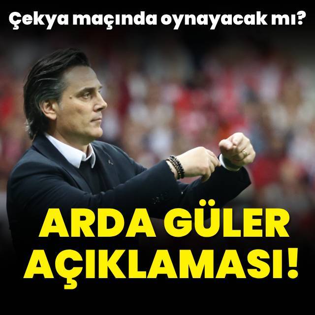 Montella'dan Arda Güler açıklaması!