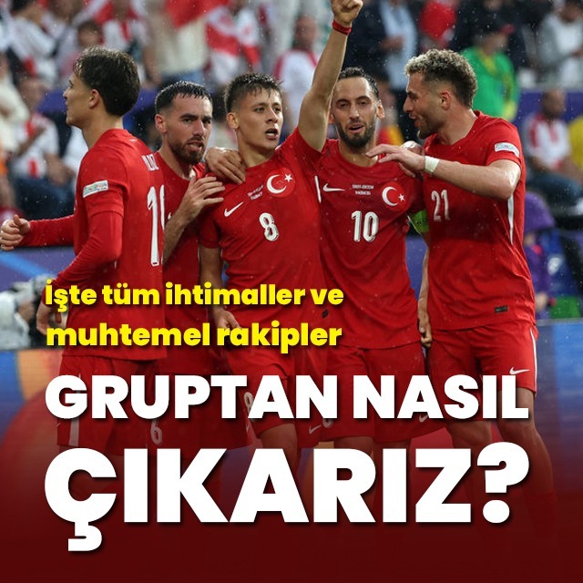 Türkiye'nin gruptan çıkma şansı - Son 16 turundaki muhtemel rakipler