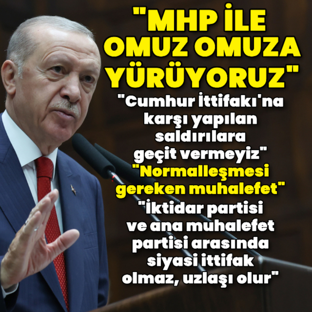 Cumhurbaşkanı Erdoğan'dan açıklamalar