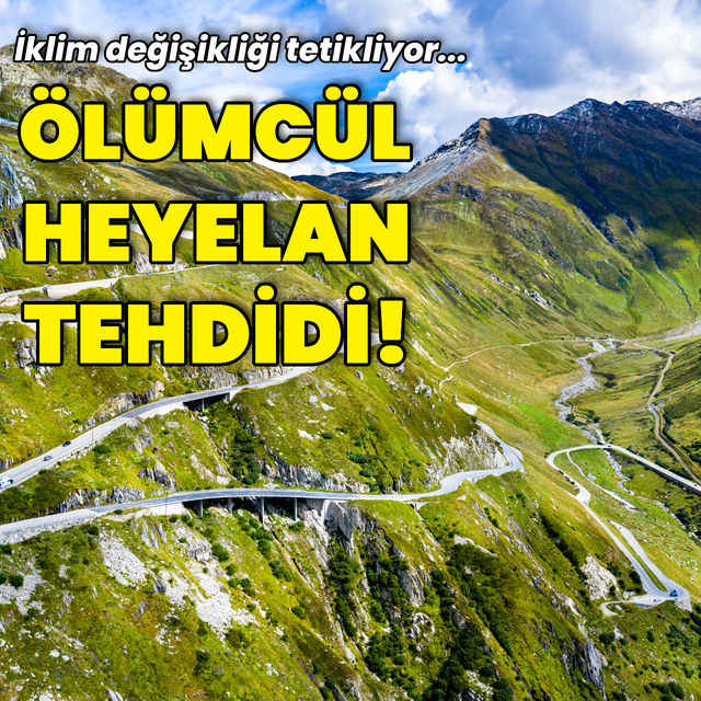 İsviçre Alplerinde ölümcül heyelan tehdidi!