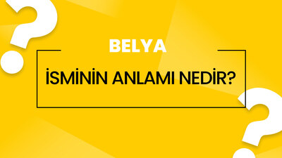 Belya isminin anlamı nedir?