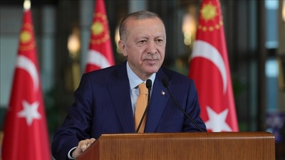 Erdoğan'dan A Milli Futbol Takımı'na destek
