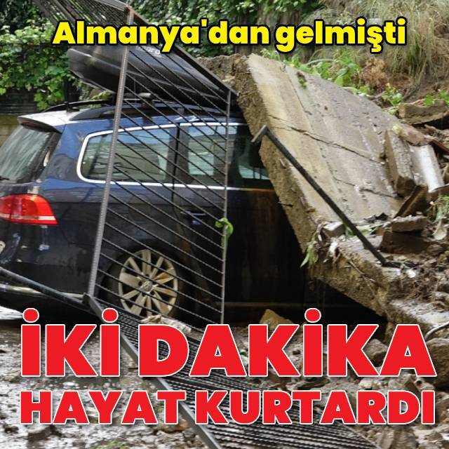 İki dakikayla hayatta kaldı