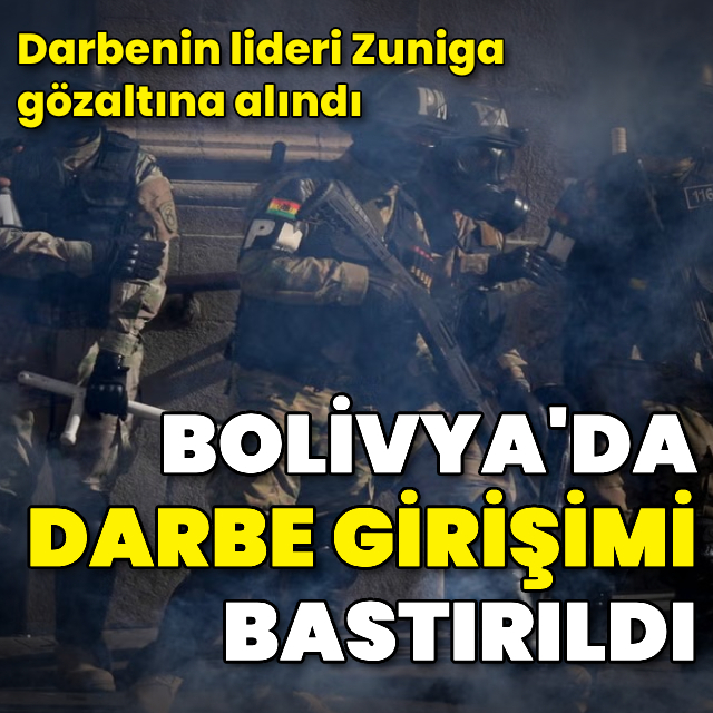 Bolivya'da darbe girişimi bastırıldı