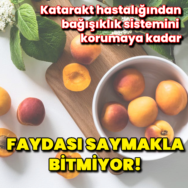 Kayısının faydaları saymakla bitmiyor!