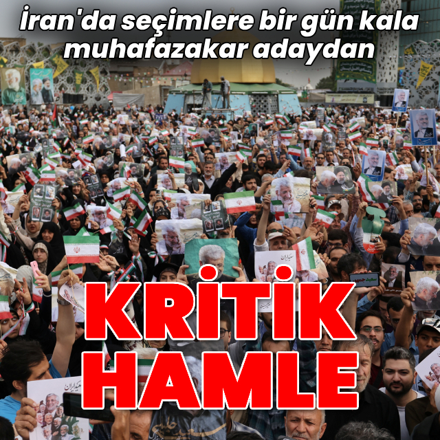 İran'da seçime bir gün kala kritik hamle