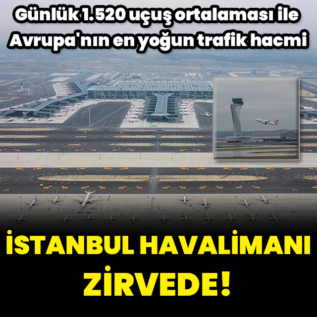İstanbul Havalimanı zirvede!