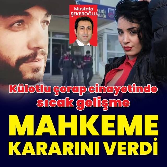 Külotlu çorap cinayetinde flaş gelişme