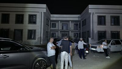 Kuran kursu inşaatının yıkılacağı iddiasıyla nöbet tutuyorlar