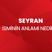 Seyran isminin anlamı nedir?