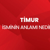 Timur isminin anlamı nedir?