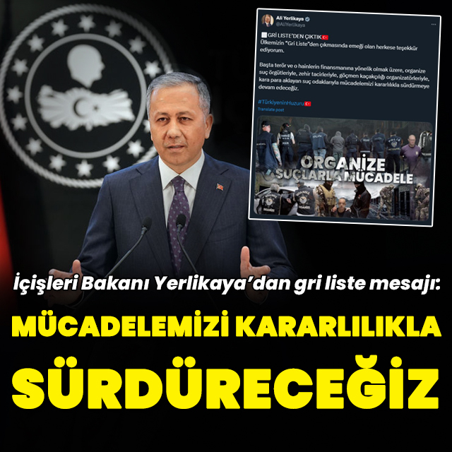 Türkiye'nin gri listeden çıkmasına yönelik peş peşe açıklamalar