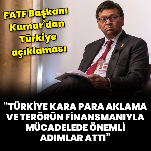 FATF Başkanı'ndan Türkiye açıklaması