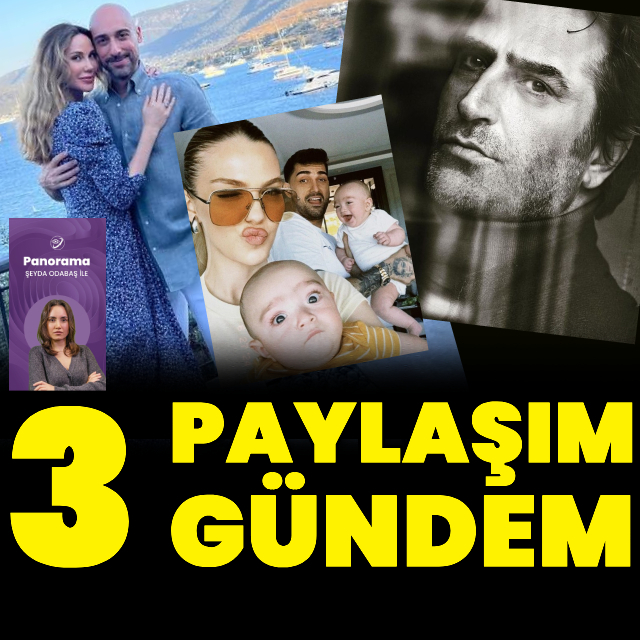 3 paylaşım, 3 gündem