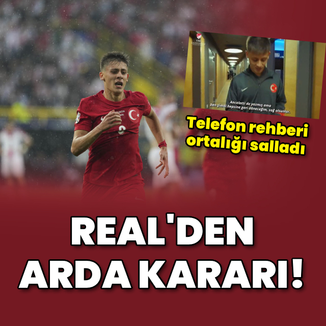 Real Madrid'de Arda Güler kararı!